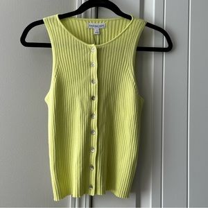 Calvin Klein Button Crop Top Size L